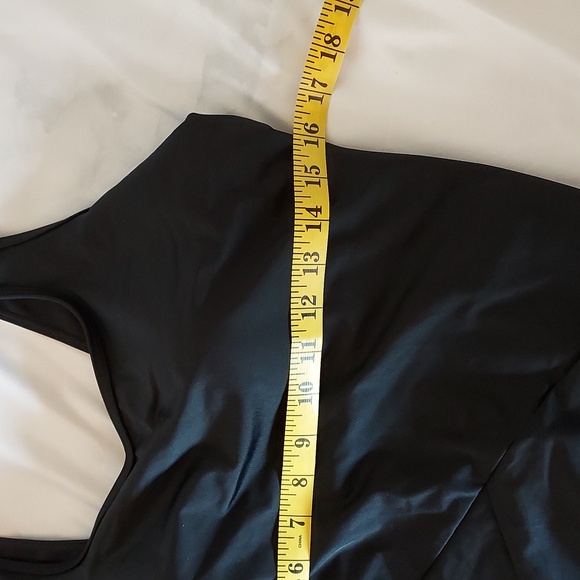 Land's End Women's One Piece Swimsuit Tugless Tank Soft Cup Black Size L… - Picture 5 of 13